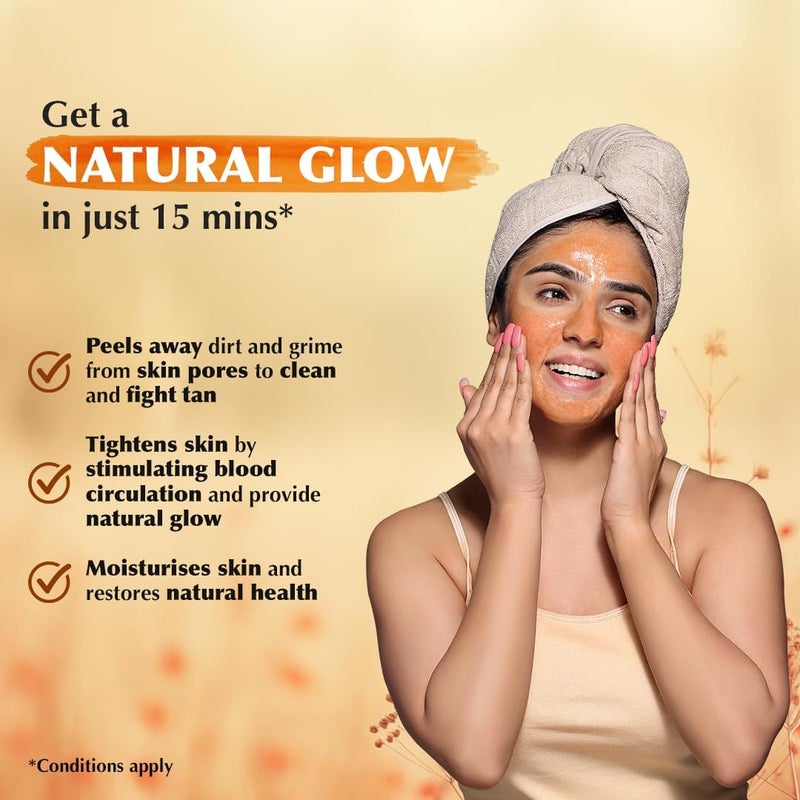 Everyuth Naturals Orange Peel Off Mask - 90g - Paraben Free Facial Treatment - Image 2